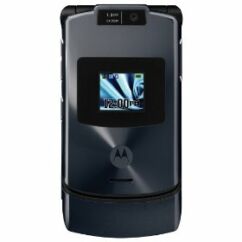 Motorola V3xx, Előlap, fekete