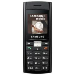 Samsung C180, Előlap, fekete