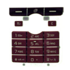Sony Ericsson K750, Gombsor (billentyűzet), bordó