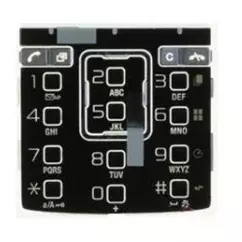 Sony Ericsson K850, Gombsor (billentyűzet), ezüst-fekete