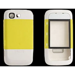 Nokia 5300 elő+akkuf, Előlap, sárga