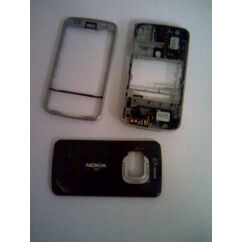 Nokia N96 elő+akkuf+köz, Előlap, fekete