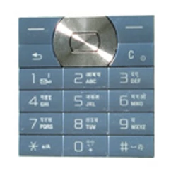 Sony Ericsson W350, Gombsor (billentyűzet), jégkék
