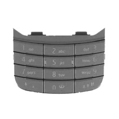 Nokia 6600i Slide alsó, Gombsor (billentyűzet), fekete-szürke