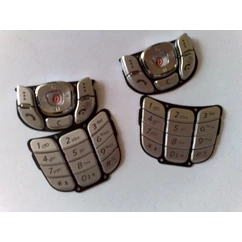 Samsung E820 alsó+felső, Gombsor (billentyűzet), ezüst-kék