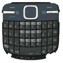 Nokia C3-00 QWERTY, Gombsor (billentyűzet), szürkéskék