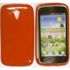 Huawei G300, Szilikon tok, S-Case, piros