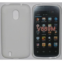 ZTE V889M Blade 3, Szilikon tok, S-Case, fehér