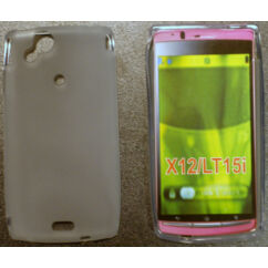 Sony Ericsson X12 Arc/LT18, Szilikon tok, S-Case, átlátszó