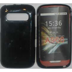 Alcatel OT-985 One Touch C, Szilikon tok, S-Case, fekete