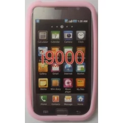 Samsung i9000 Galaxy S, Szilikon tok, S-Case, rózsaszín