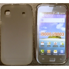 Samsung i9000 Galaxy S, Szilikon tok, S-Case, átlátszó