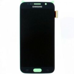 Samsung G920 Galaxy S6, LCD kijelző érintőplexivel, fekete