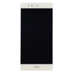 Huawei P9, LCD kijelző érintőplexivel és előlappal, fehér