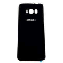 Samsung G950 Galaxy S8, Akkufedél, (kamera plexi, ragasztó), fekete