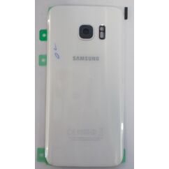 Samsung G930 Galaxy S7, Akkufedél, (kamera plexivel), fehér