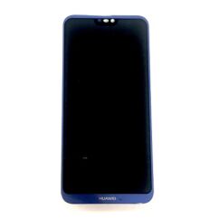 Huawei P20 Lite, LCD kijelző érintőplexivel, (+előlap keret ), kék