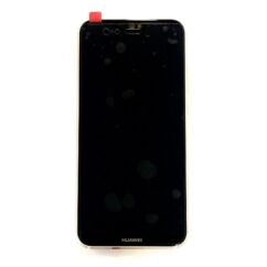 Huawei P20 Lite, LCD kijelző érintőplexivel és előlap kerettel, rózsaszín