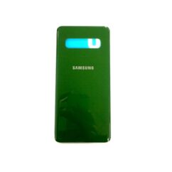 Samsung G973 Galaxy S10, Akkufedél, (kamera plexi, ragasztó), zöld