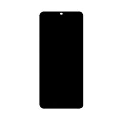 LG K40S X430EM, LCD kijelző érintőplexivel és előlap kerettel, fekete