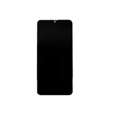 Samsung A107 Galaxy A10s, LCD kijelző érintőplexivel és előlap kerettel, fekete