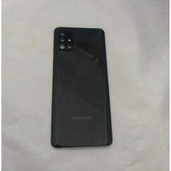 Samsung A515 Galaxy A51, Akkufedél, (Gyári, bontott), fekete