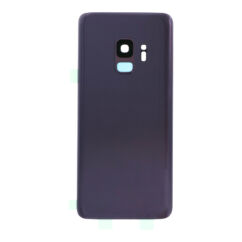 Samsung G960 Galaxy S9, Akkufedél, (ragasztó, kamera plexi, +Logo), lila