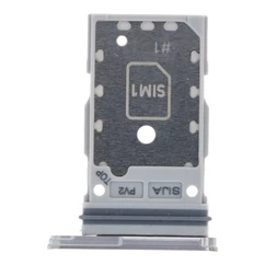 Samsung S901/S906 Galaxy S22 5G/S22+ 5G DualSIM, SIM kártya tartó tálca, fehér