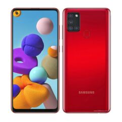 Samsung A217F Galaxy A21S 32GB 3GB RAM DualSIM, Mobiltelefon, piros