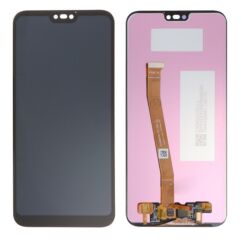 Huawei P20 Lite/Nova 3e, LCD kijelző érintőplexivel, fekete