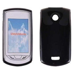 Samsung S5620 Monte, Szilikon tok, S-Case, fekete