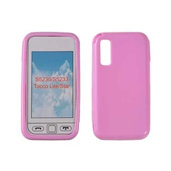 Samsung S5230, Szilikon tok, S-Case, rózsaszín