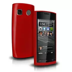 Nokia 500, Szilikon tok, S-Case, piros