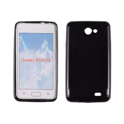 Samsung i9103 Galaxy R, Szilikon tok, S-Case, fekete