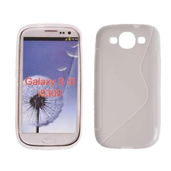 Samsung i9300/i9301 S3/S3 Neo, Szilikon tok, S-Case, fehér