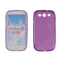 Samsung i9300/i9301 S3/S3 Neo, Szilikon tok, S-Case, lila