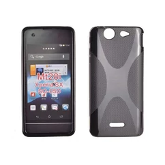 Sony Xperia SX MT28i, Szilikon tok, S-Case, fekete