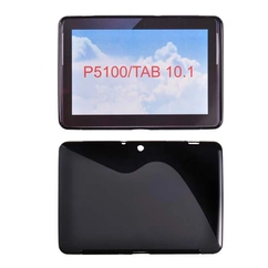 Samsung P5100 Galaxy Tab 10.1, Szilikon tok, S-Case, fekete
