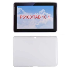Samsung P5100 Galaxy Tab 10.1, Szilikon tok, S-Case, fehér