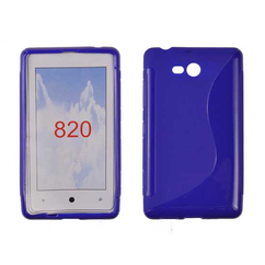Nokia Lumia  820, Szilikon tok, S-Case, kék
