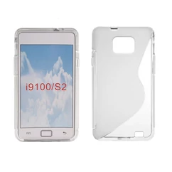 Samsung i9100 Galaxy S2, Szilikon tok, S-Case, átlátszó