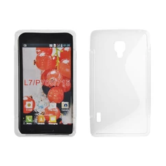 LG Optimus L7 2 P710, Szilikon tok, S-Case, átlátszó