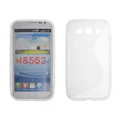 Samsung i8550 Win, Szilikon tok, S-Case, átlátszó