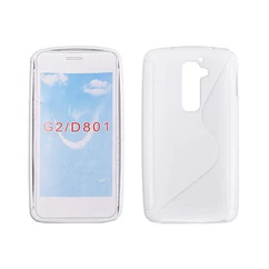 LG Optimus G2 D802, Szilikon tok, S-Case, átlátszó
