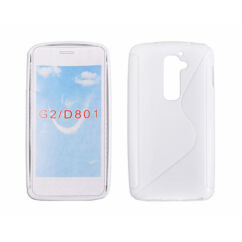 LG Optimus G2 D802, Szilikon tok, S-Case, átlátszó