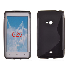 Nokia Lumia  625, Szilikon tok, S-Case, fekete