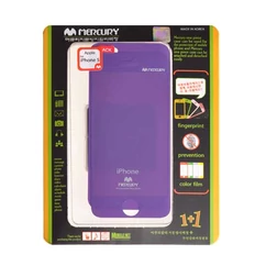 Apple iPhone 5C/5G/5S/5SE/6C, Kijelzővédő fólia (lila)