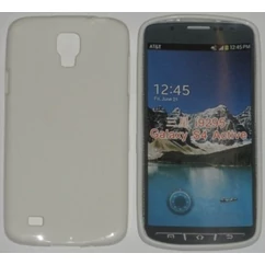 Samsung i9295 Galaxy S4 Active, Szilikon tok, S-Case, fehér