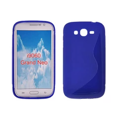 Samsung i9060/i9080 Grand Neo, Szilikon tok, S-Case, kék