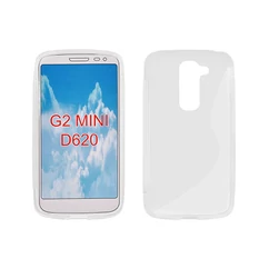 LG G2 Mini D620, Szilikon tok, S-Case, átlátszó
